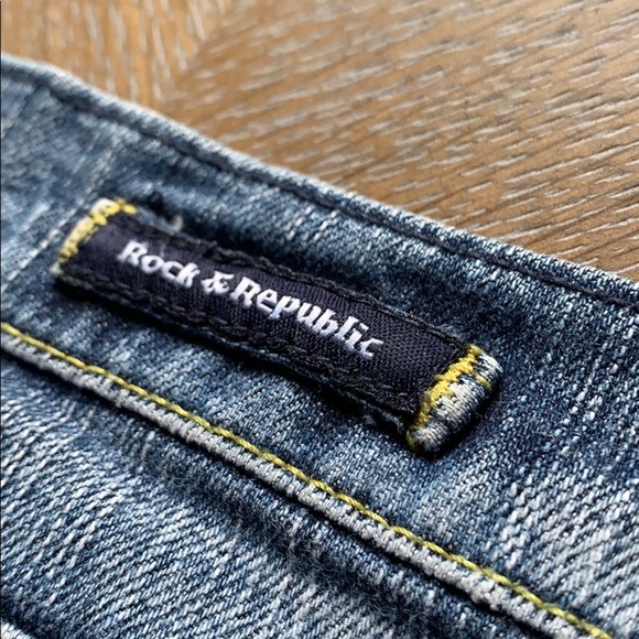ROCK & REPUBLIC Original Cut Off Denim Shorts 28 - Picture 8 of 8